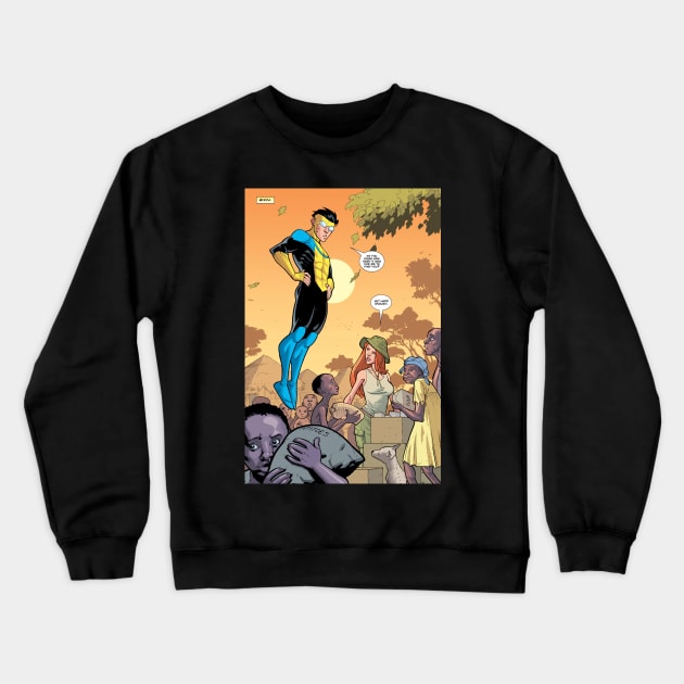 invincible ataom eve Crewneck Sweatshirt by super villain